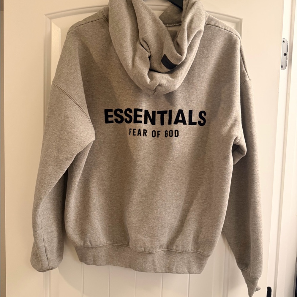Essentials Heather Gray Hoodie